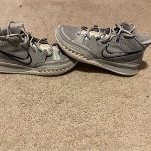 Nike Gray and Black Sports Sneakers